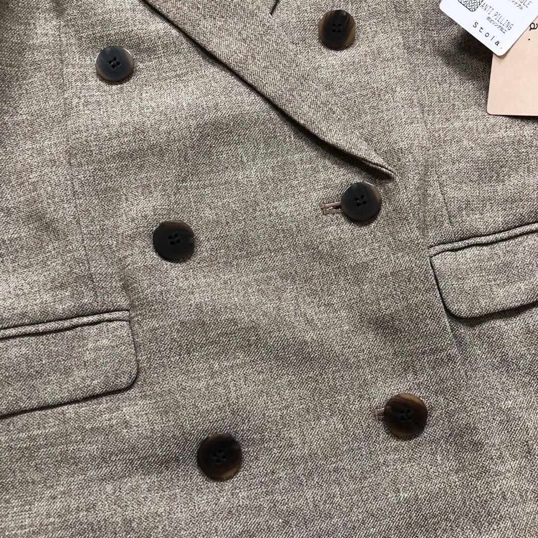 新品タグ付き⭐️ストラ⭐️大人百花掲載ユンナ着⭐️速乾セミピークドラペルジャケット