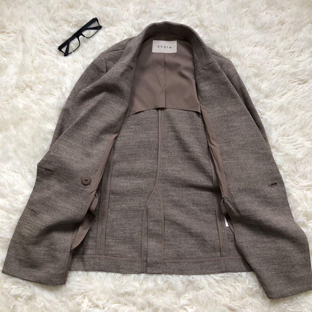 新品タグ付き⭐️ストラ⭐️大人百花掲載ユンナ着⭐️速乾セミピークドラペルジャケット