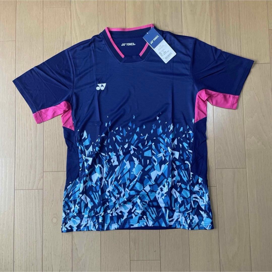 ヨネックス　YONEX ゲームシャツ　新品　サイズLブルー
