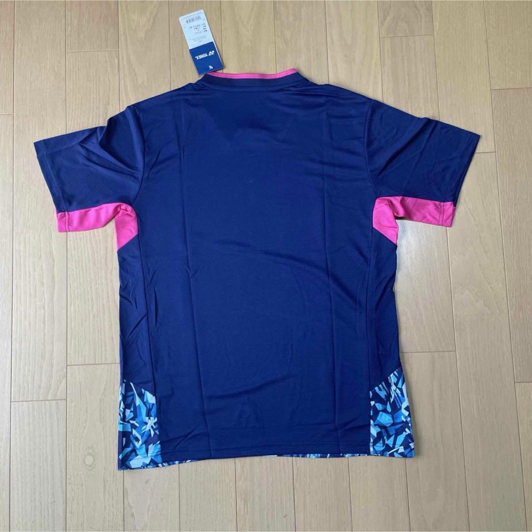 ヨネックス　YONEX ゲームシャツ　新品　サイズLブルー