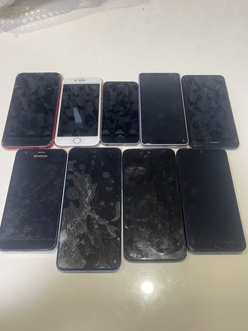 iPhone, Redmi, Motorola, などのセット　ジャンク品