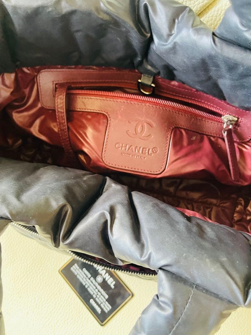 美品　CHANEL ブラック キルティング トートバッグ