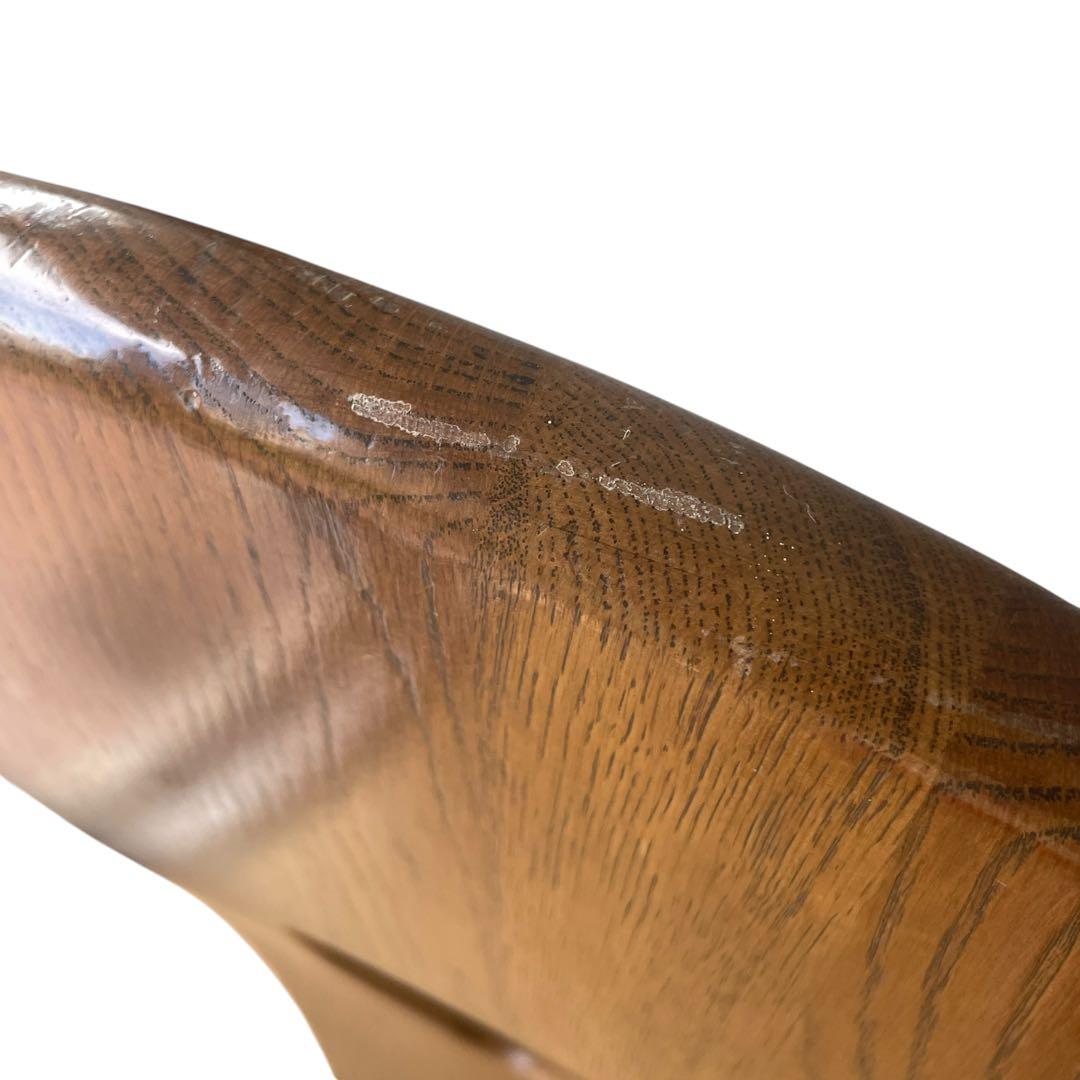 (3/4) 浜本工芸 楢材 ナラ材 オーク材 ダイニングチェア