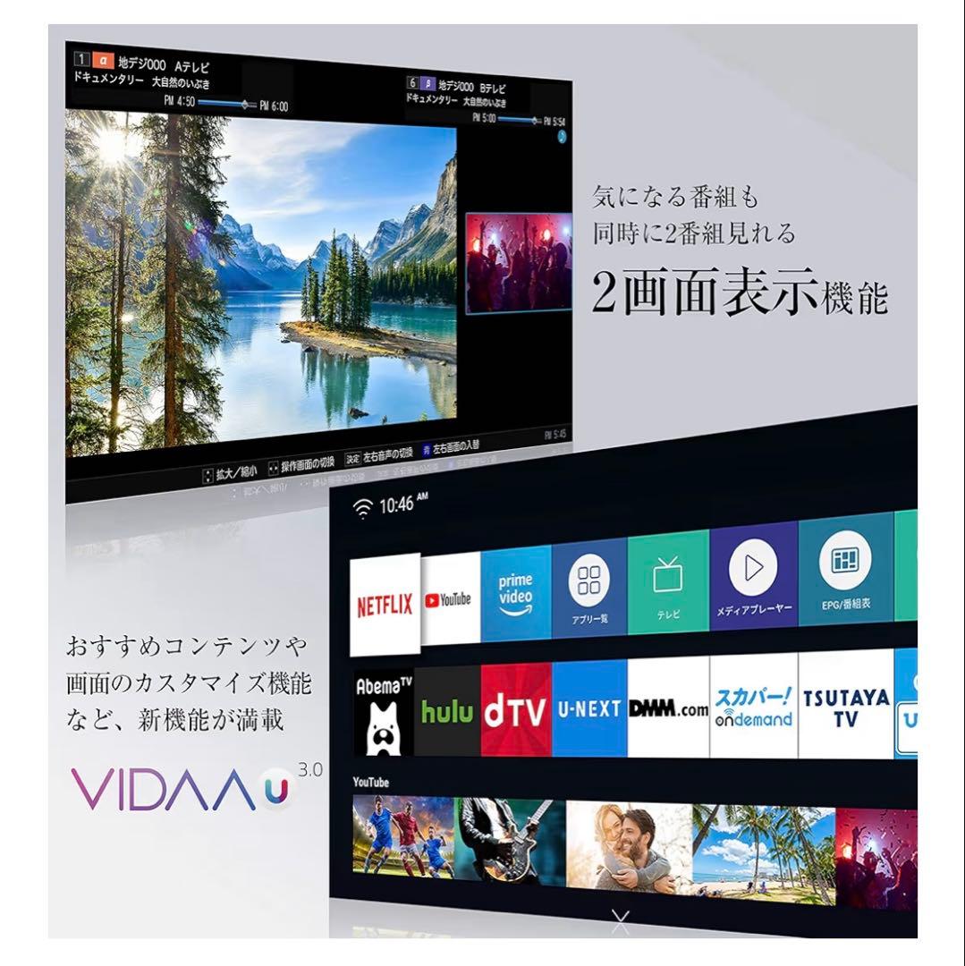 Bom Bom　Hisense 65インチ 4K液晶テレビ 65S6E