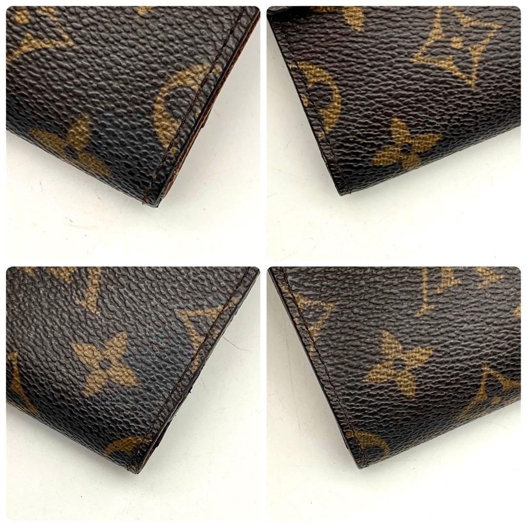 ルイヴィトン モノグラム ポルトトレゾールエテュイパピエ 3つ折り財布 正規品