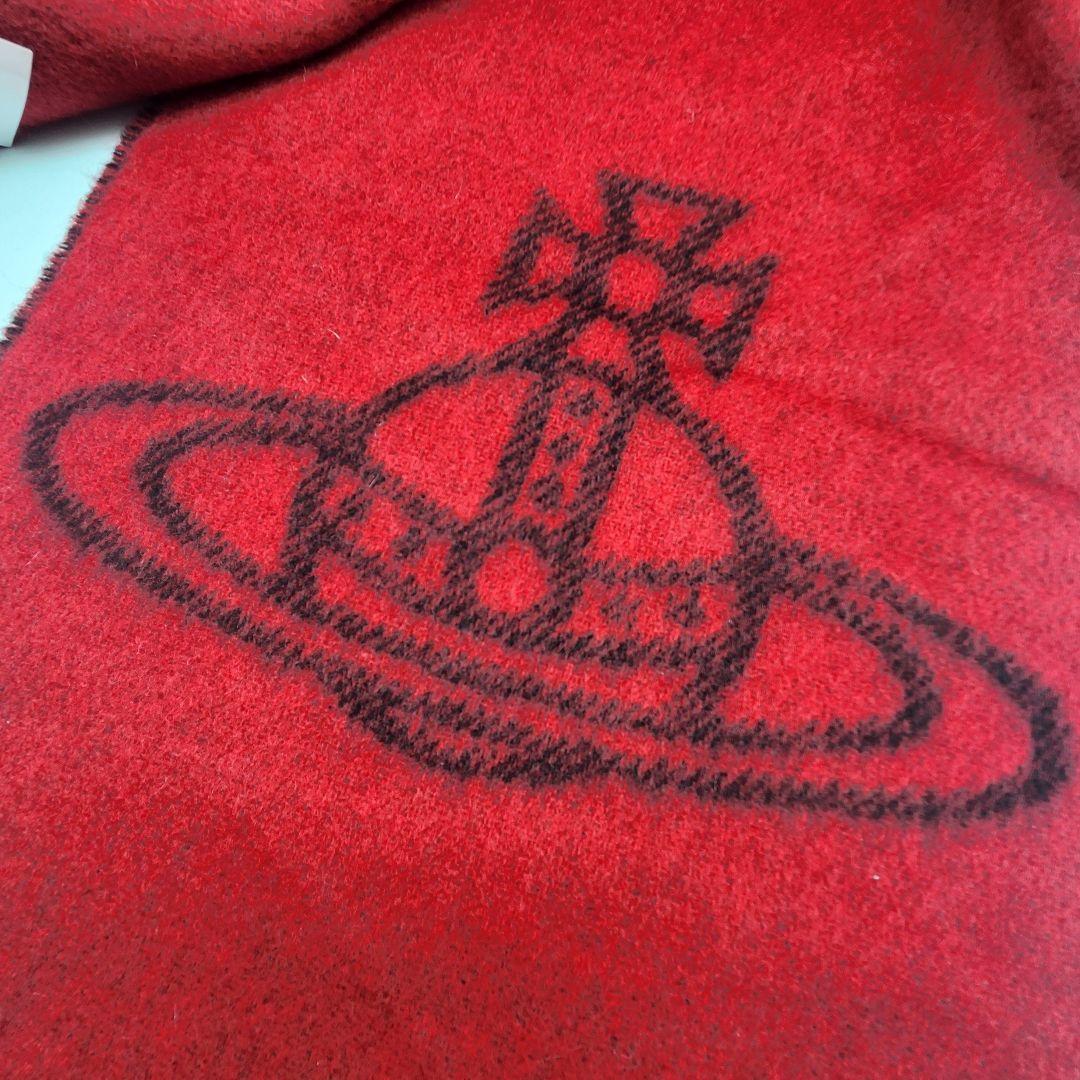 【新品】ヴィヴィアンウエストウッド オーブ ウール マフラー リバーシブル