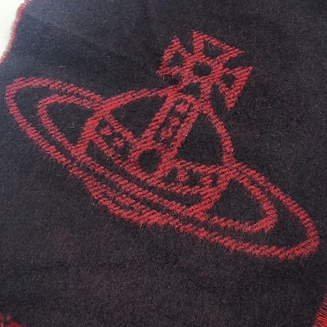 【新品】ヴィヴィアンウエストウッド オーブ ウール マフラー リバーシブル