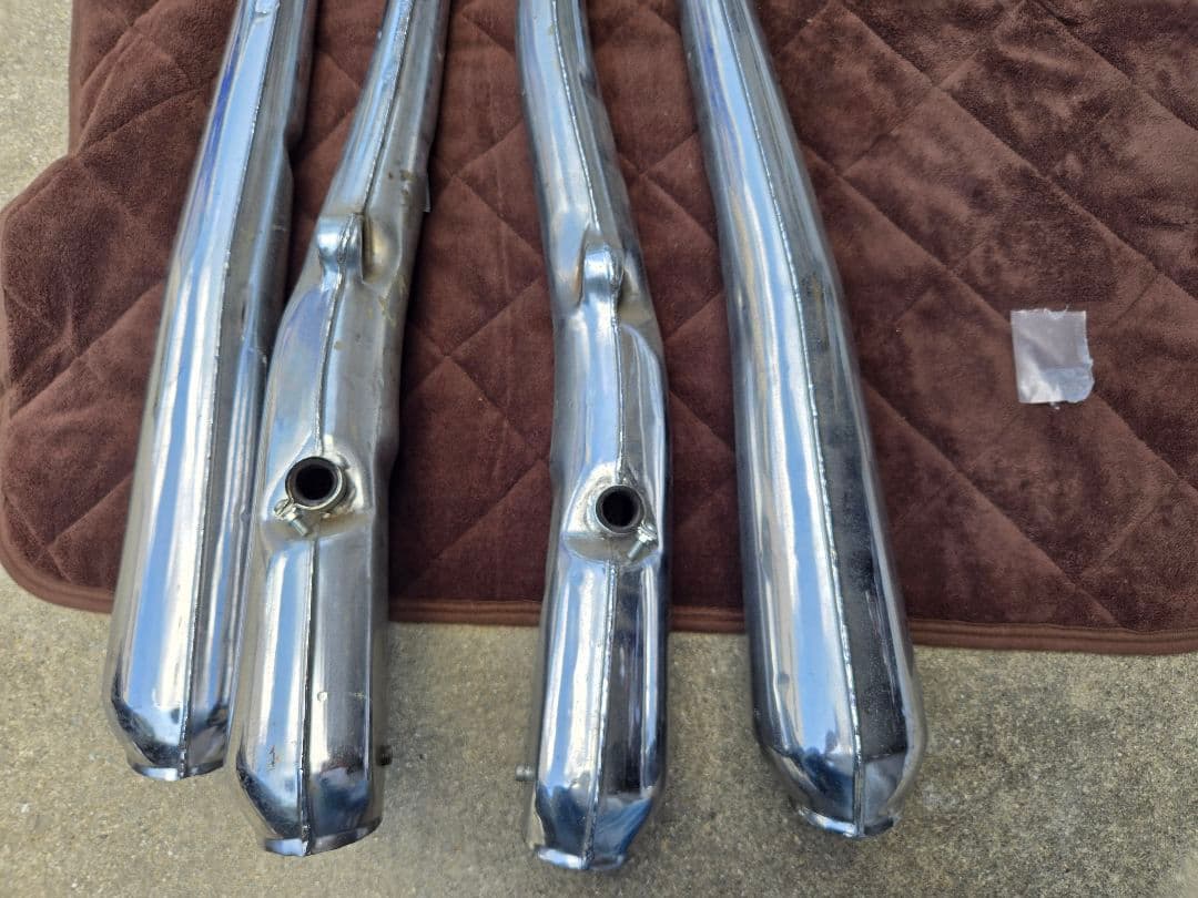 Z1.Z2、当時物、やれ感 ステンレス マフラー 4本セット