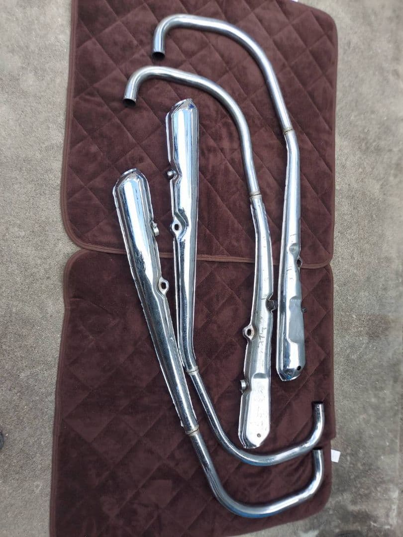 Z1.Z2、当時物、やれ感 ステンレス マフラー 4本セット