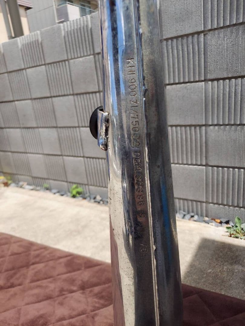 Z1.Z2、当時物、やれ感 ステンレス マフラー 4本セット