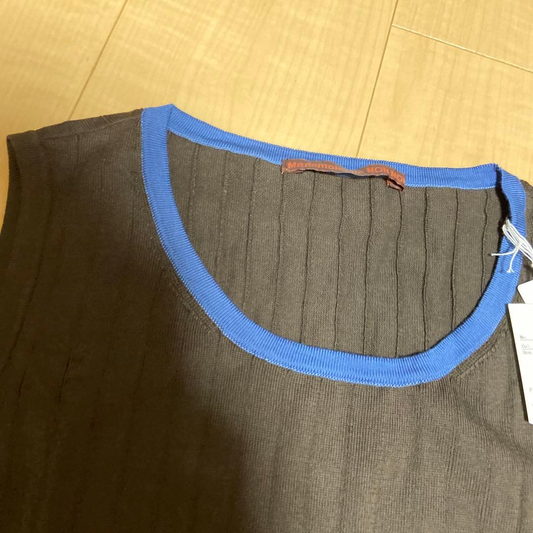 タグ付き新品　マドモアゼルノンノンパパス　タンクトップ　Ｌ　綿100%