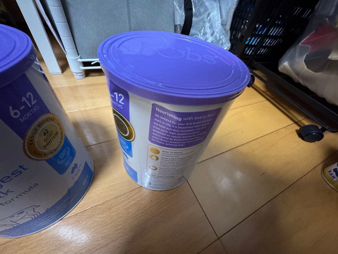 bubs 粉ミルク 2 6-12ヶ月用 4缶セット