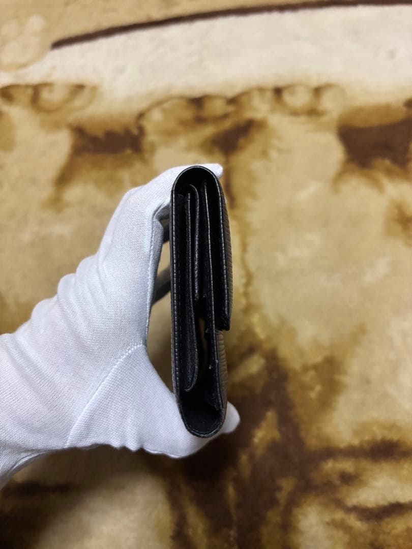 ルイヴィトン インターナショナル エピ 黒 3つ折長財布 CA0917