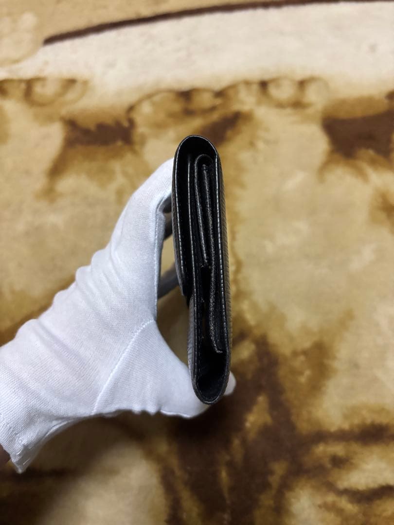 ルイヴィトン インターナショナル エピ 黒 3つ折長財布 CA0917