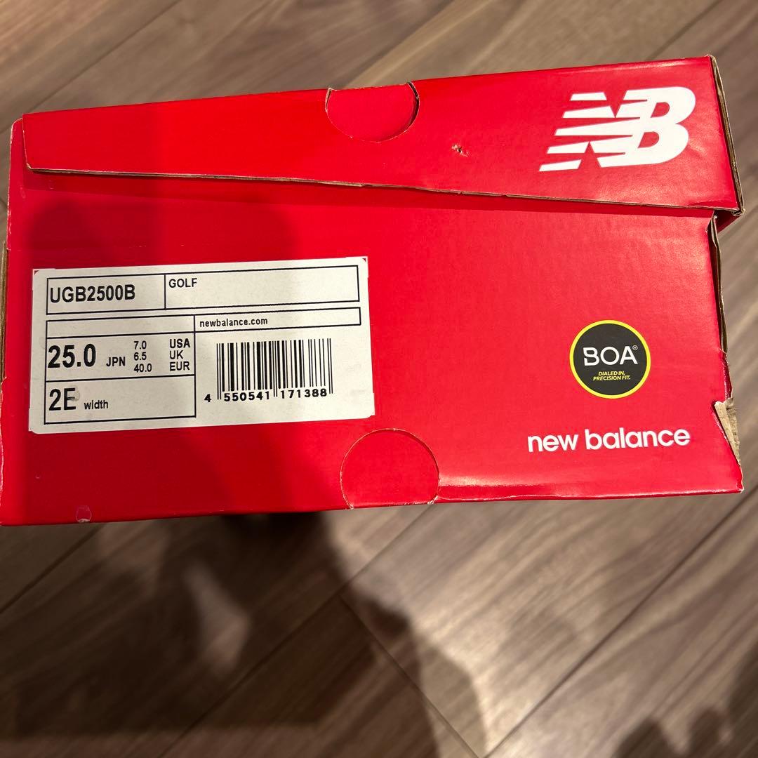 ニューバランス ゴルフシューズ　25センチ　新品未使用UGB2500