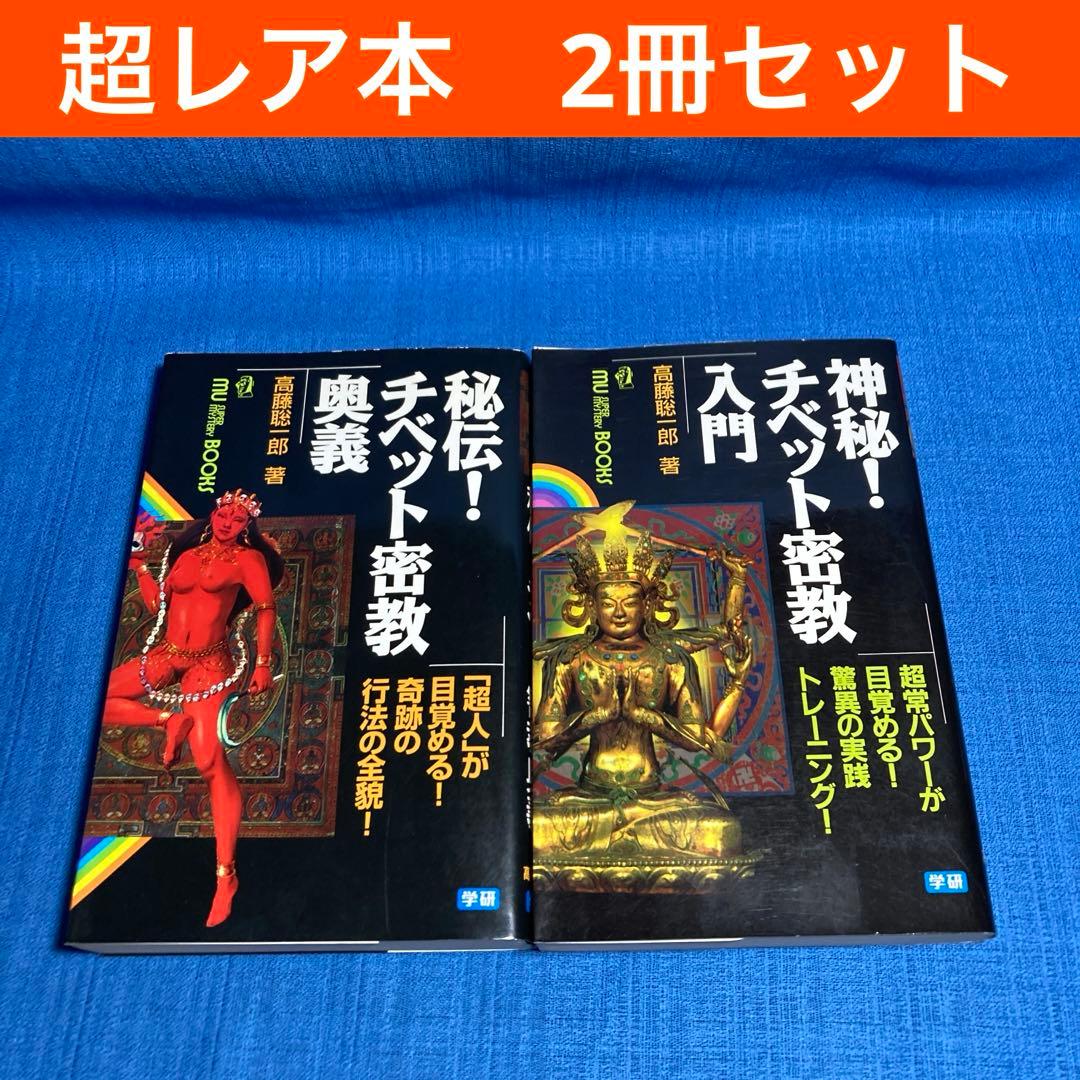 【レア本セット！】神秘！チベット密教入門　秘伝チベット密教奥義　高藤聡一郎