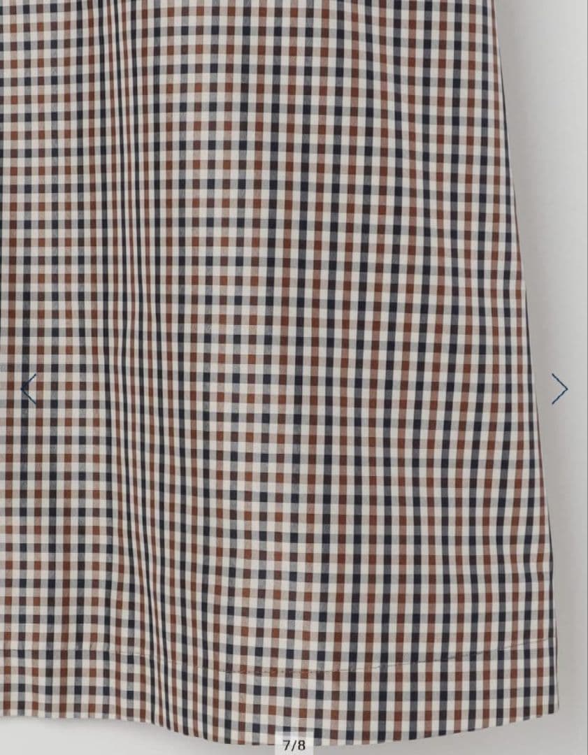 【新品】Aquascutum クラブチェックタフタ ステンカラーコート