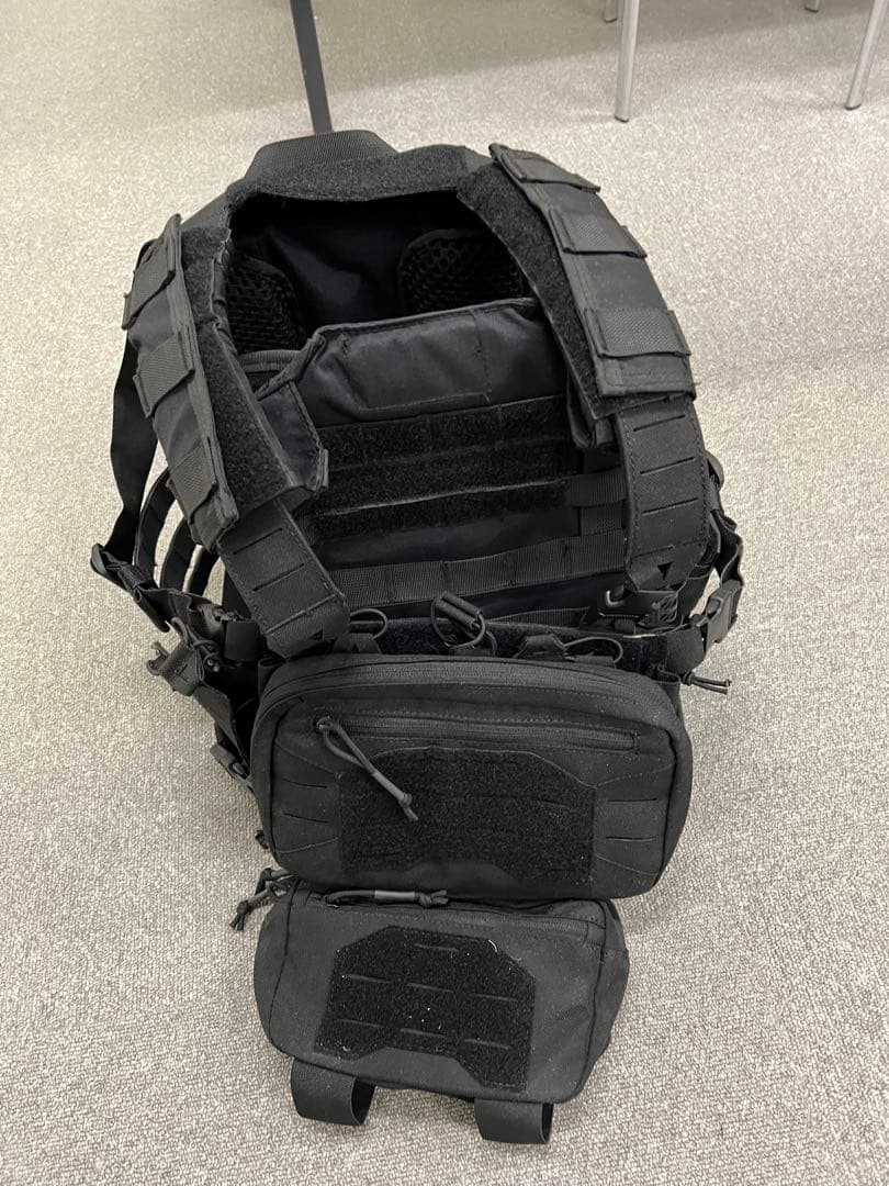 ブラックプレートキャリア サバゲー用 セット