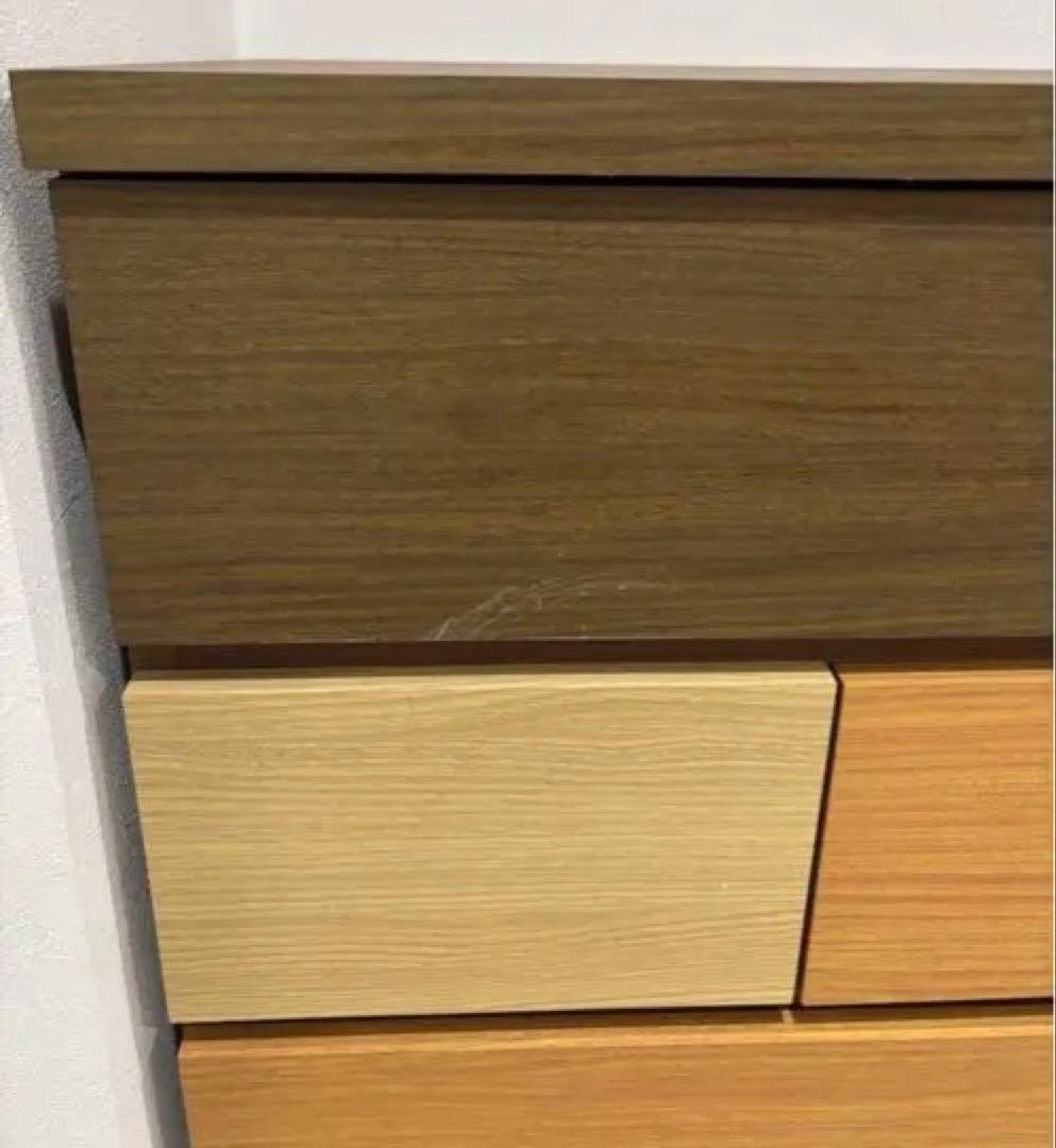 【送料込み✨】ニトリ　ハイチェスト　カレナ　80HC DBR 木目調家具