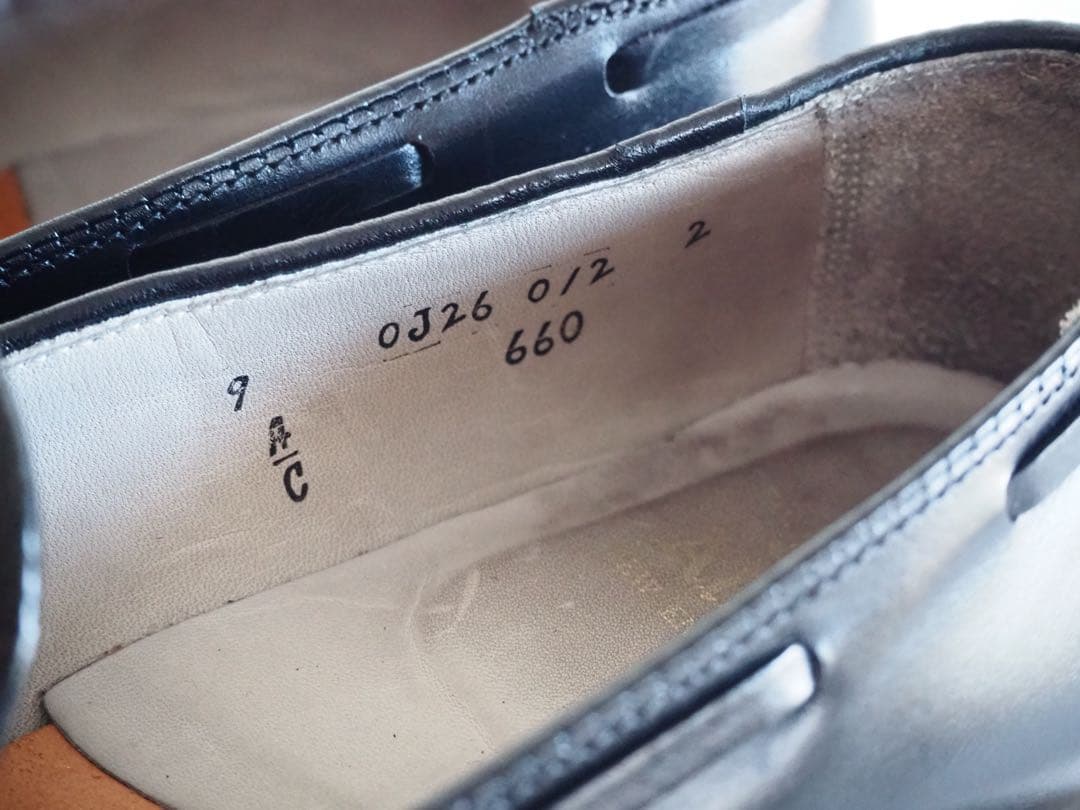 靴 Alden 660 Black Tassle Loafers