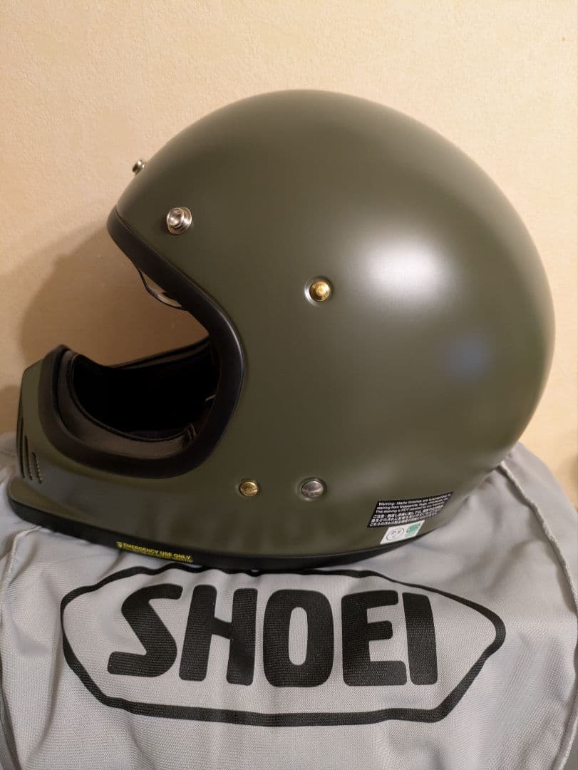 【極美品】SHOEI　EX-ZERO　カーキ　使用回数極小です！