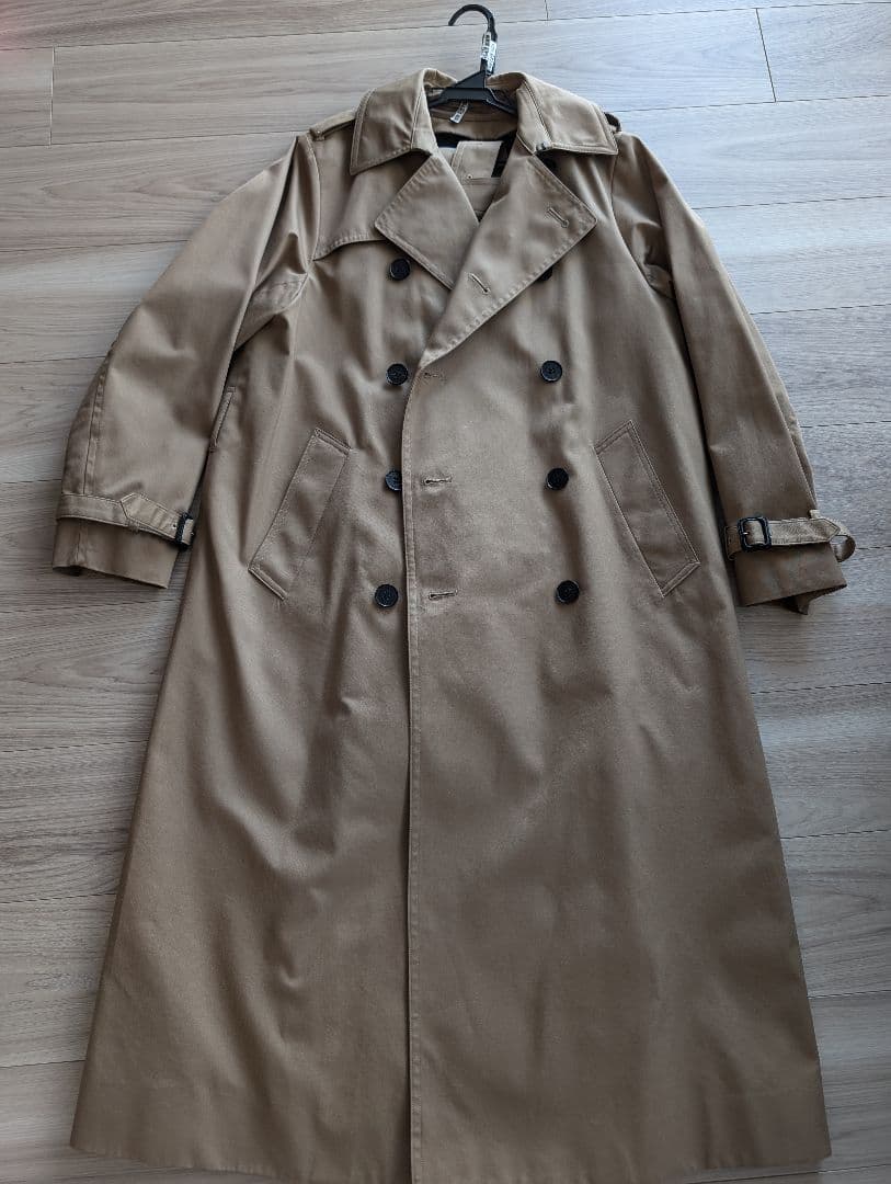 【美品】HYKE トレンチコート レギュラーフィット サイズ2