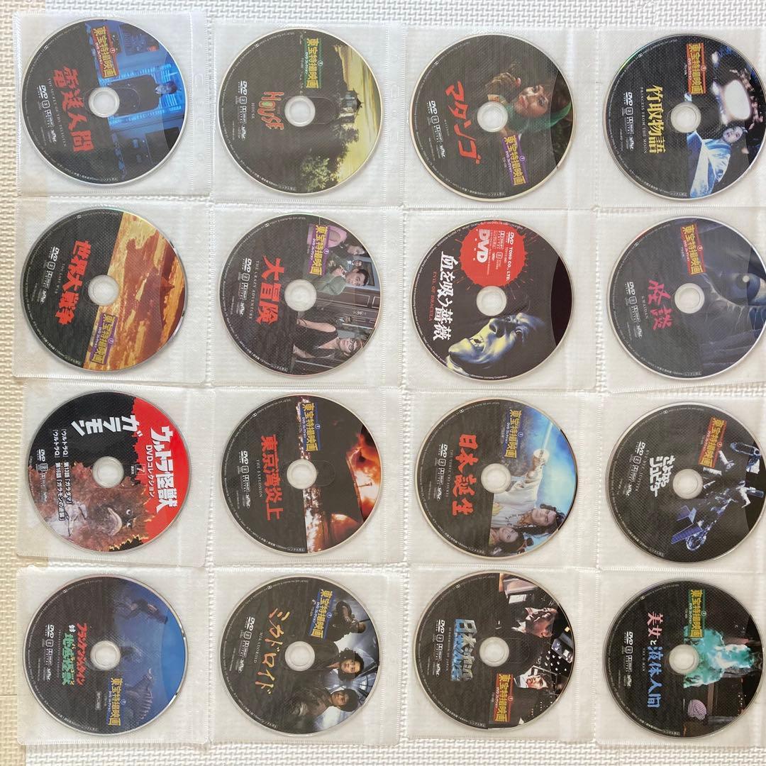 ◆東宝特撮映画DVDコレクション◆ディスクのみ◆64枚セット◆ゴジラ◆モスラ◆