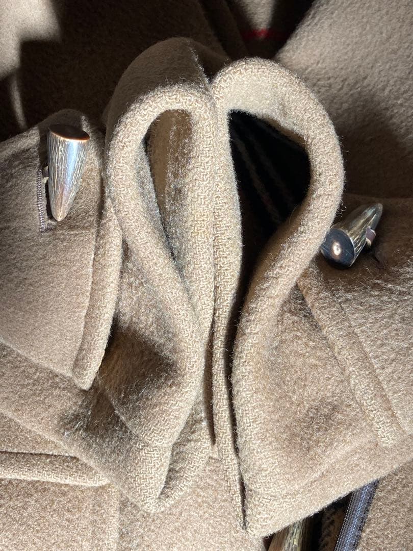 Burberry ダッフルコート(チンストラップ無し)ベージュ　レトロ