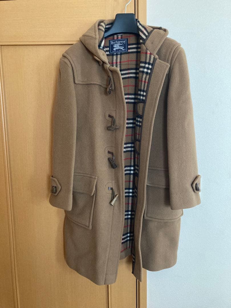 Burberry ダッフルコート(チンストラップ無し)ベージュ　レトロ