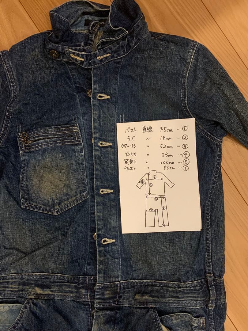 気まぐれxmas値下げ中⚠️ ジョンブル JOHNBULL つなぎ　オールインワン