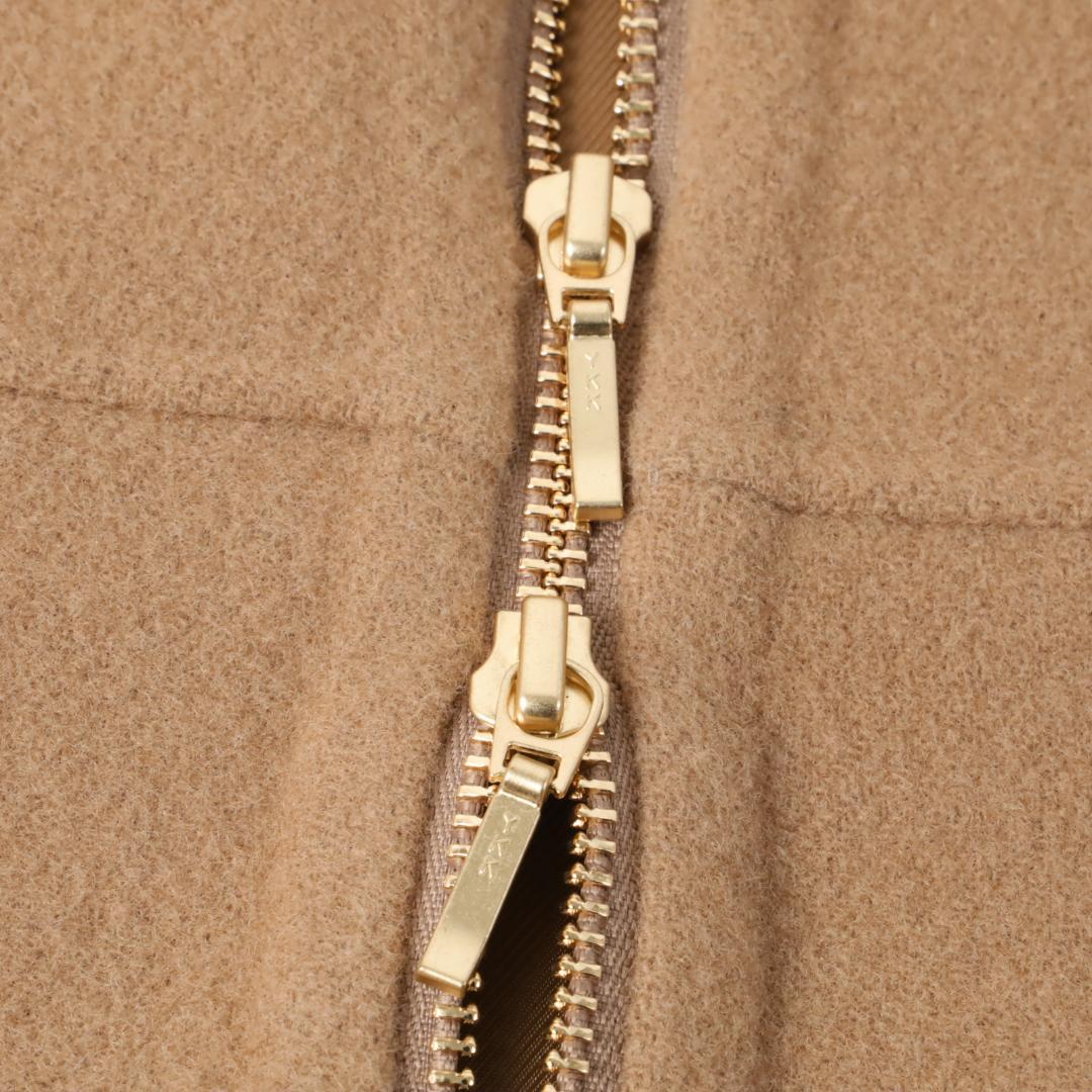 056 新品 今季 23区 ウールライトリバー ノーカラー ショートコート 38