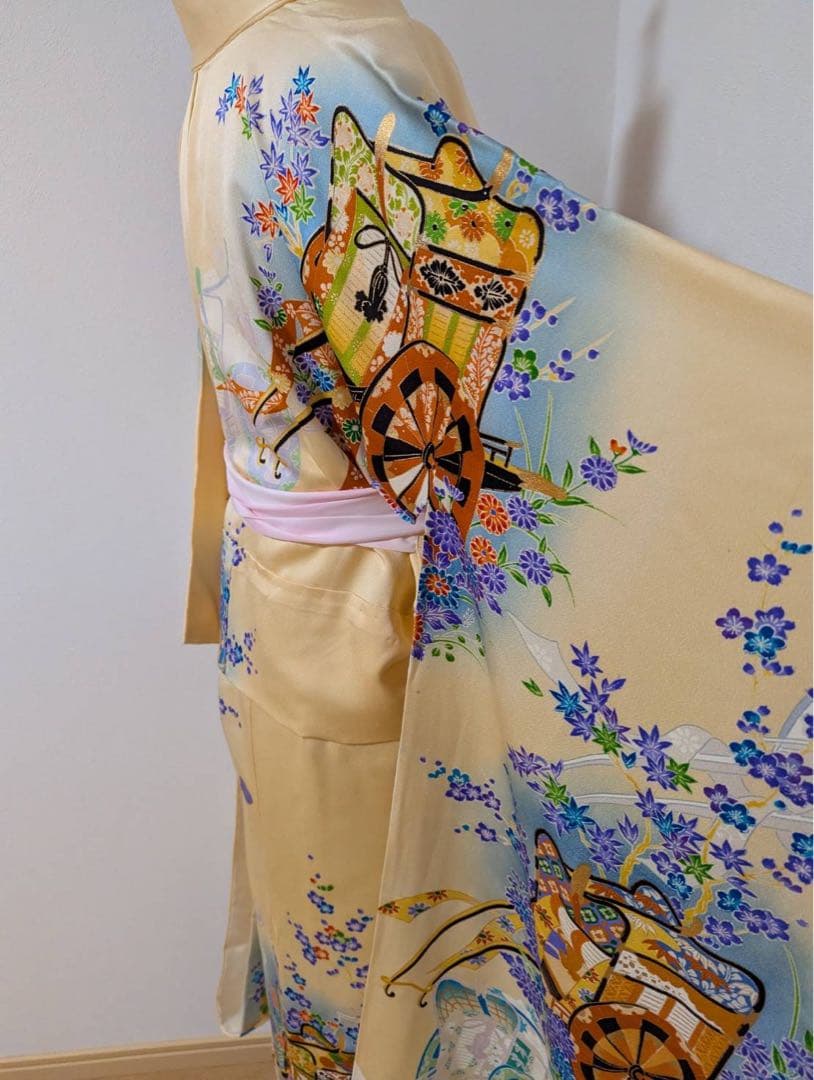 ♢ラ・ソールの端折りが素敵な二部式着物♢振袖