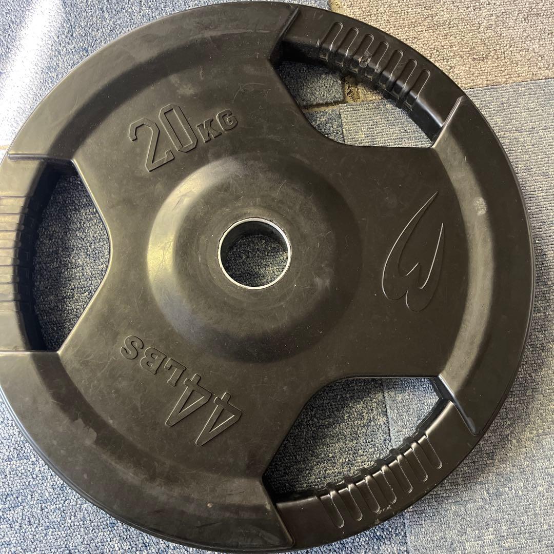 20kg ダンベルプレート ハンドル付き１枚