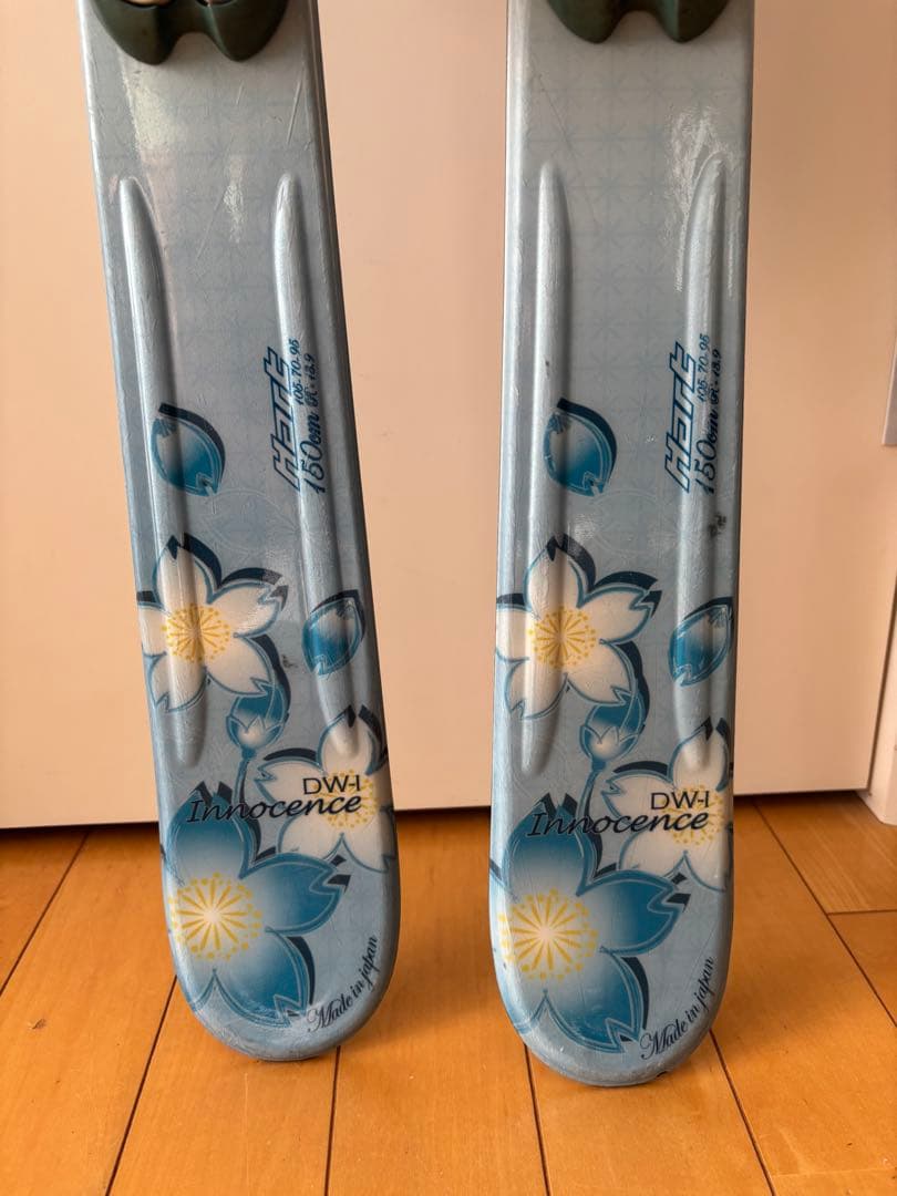 女の子用スキー 150cm フルセット　高学年〜中学生に　※少々難あり