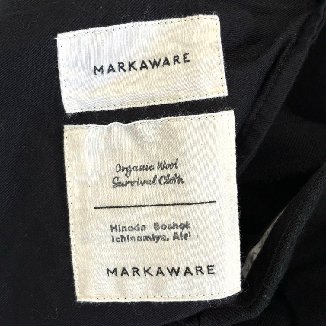 MARKWARE PEGTOP TROUSERS 23AW ブラック　L