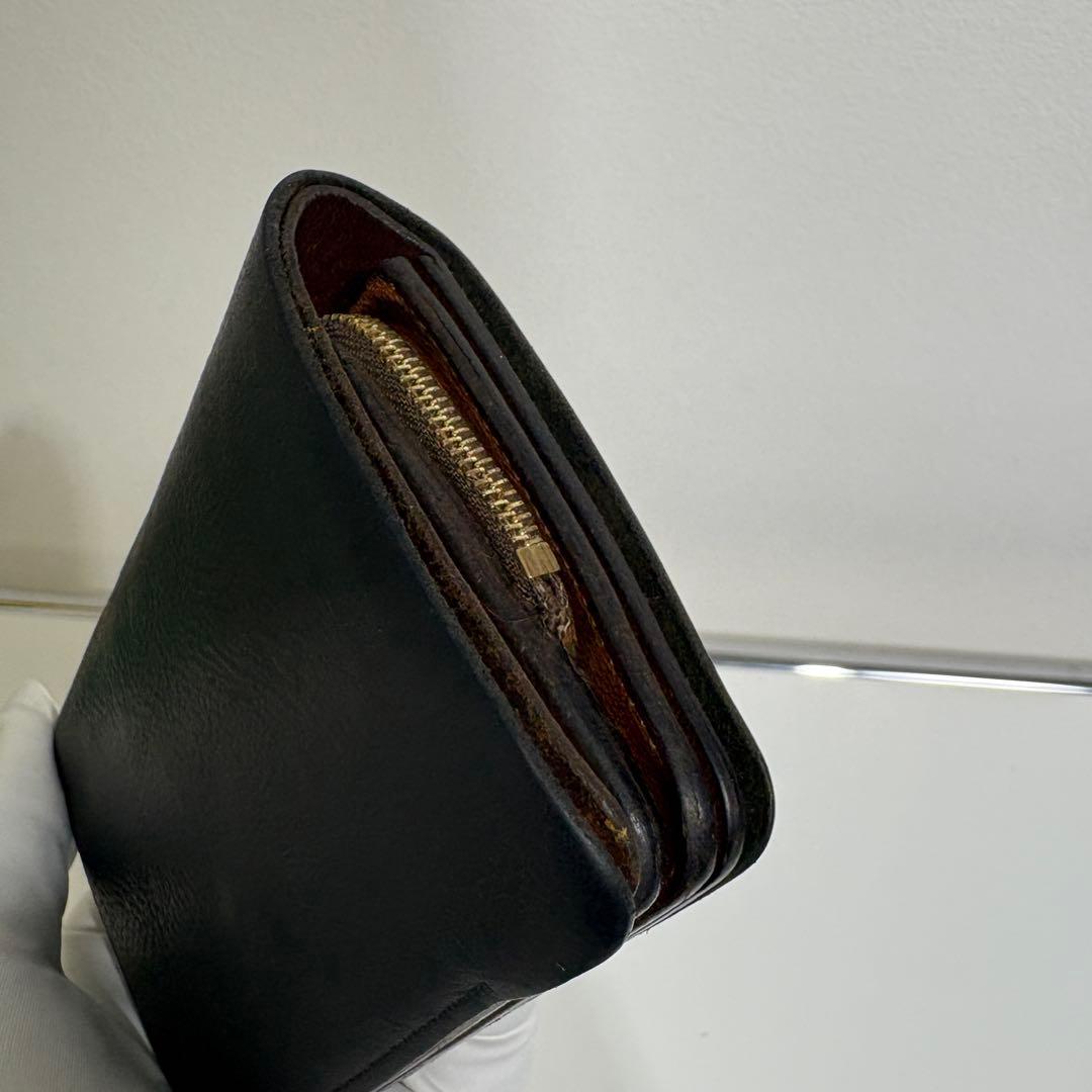 forme フォルメ ショートウォレット ベビーカーフ ブラック 財布