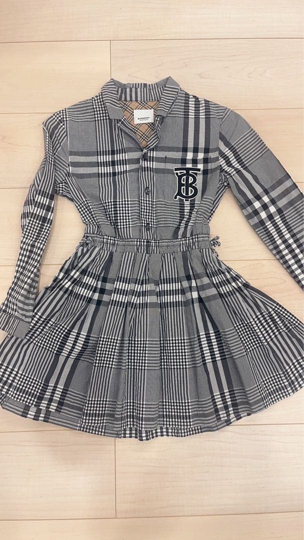 Burberry キッズ　チェックワンピース　120cm バーバリー