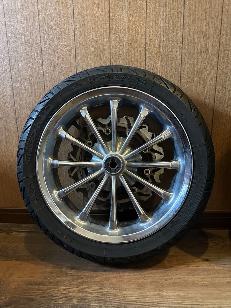 マジェスティ250 4D9 SG20J ワイズギア インチアップホイール