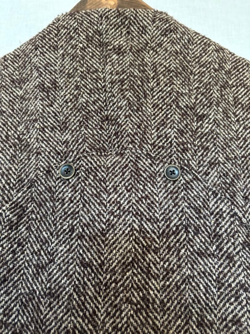 キャピタル　パンベスト　ウールブラウンヘリンボーン サイズ1 Mサイズ程度