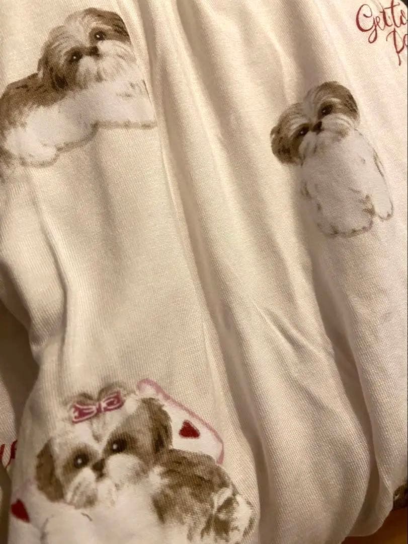 新品！ジェラートピケ☆シーズーのルームウェアピンク