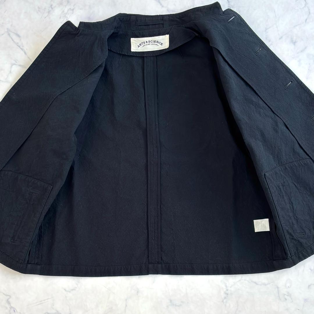 アーツアンドサイエンス カバーオール コットンジャケット 黒 1 tw6