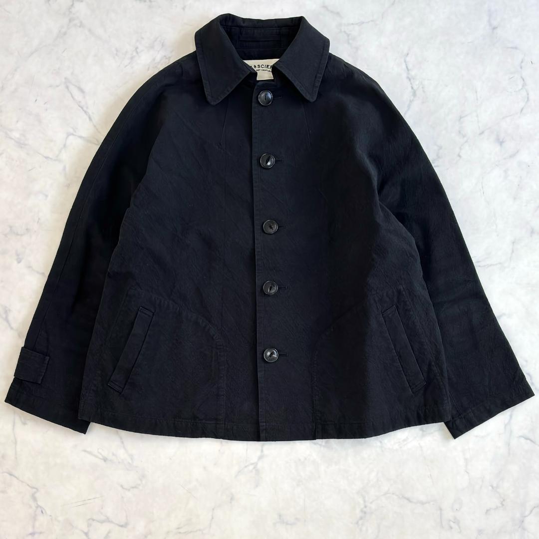 アーツアンドサイエンス カバーオール コットンジャケット 黒 1 tw6