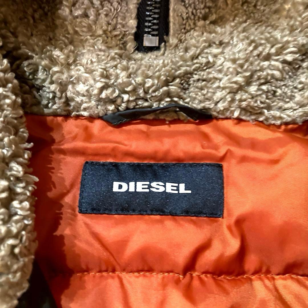【良品】DIESEL N-2B フライトジャケット カーキ　大きめサイジング