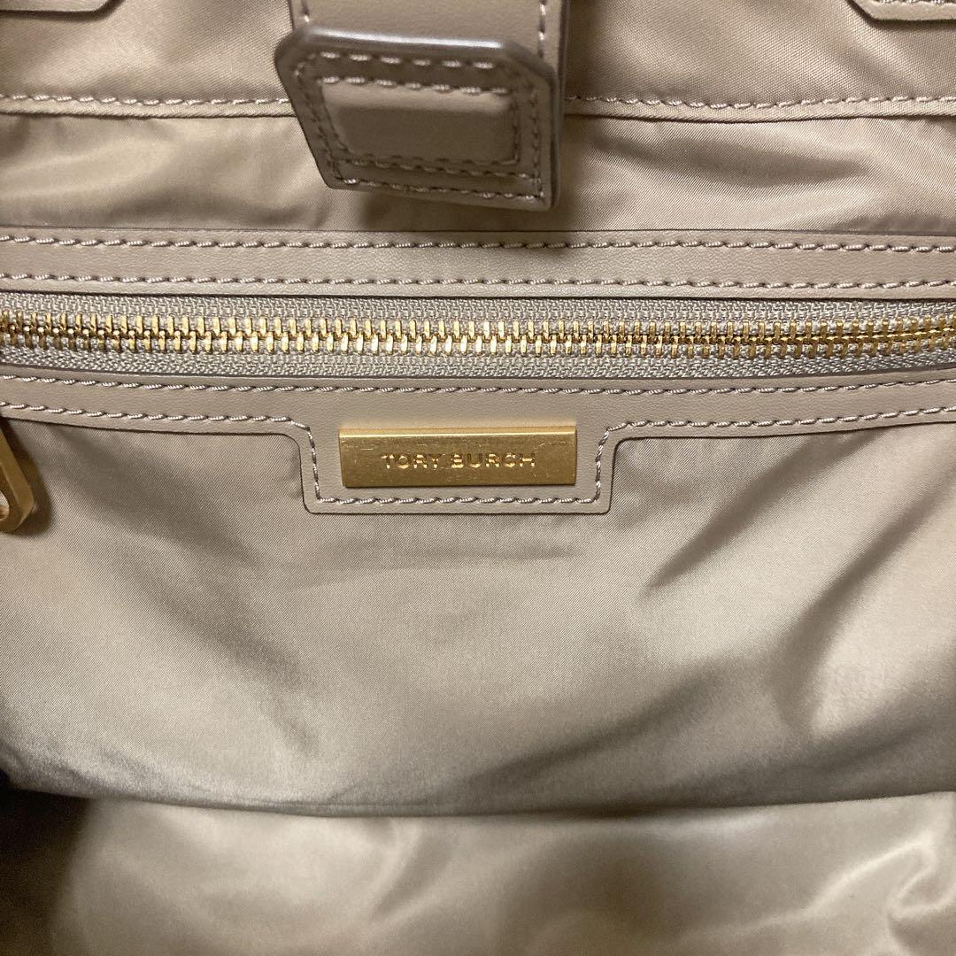 トリーバーチ トートバッグ TORY BURCH レディース グレー ベージュ