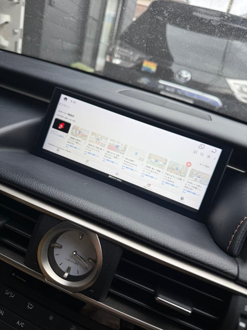 LEXUS RC前期用　社外ナビ フル画面　CarPlay 日本車用