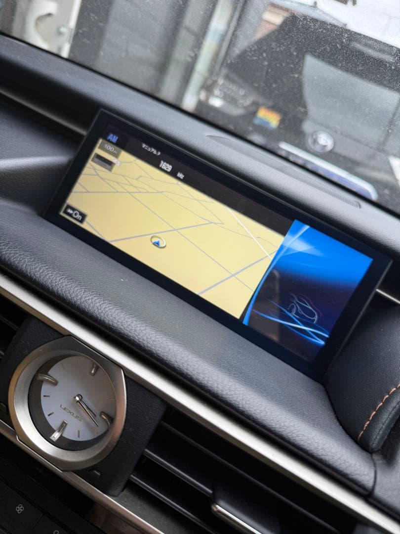 LEXUS RC前期用　社外ナビ フル画面　CarPlay 日本車用