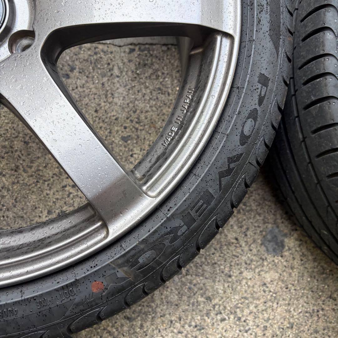 ゴルフに装着エンケイ PF07 18x8.0J +50 PCD112 5H