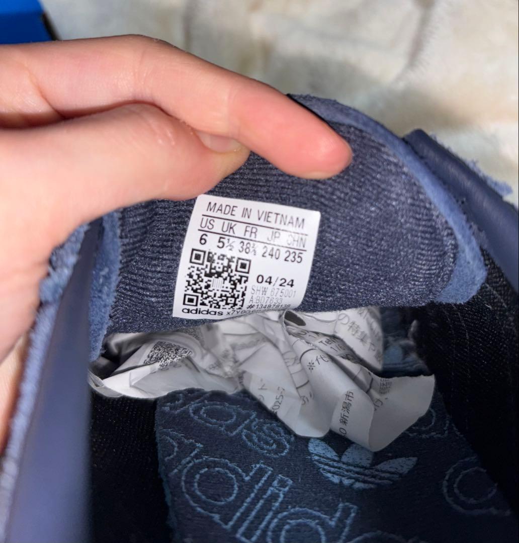 adidas ハンドボール スペツィアル 24cm ネイビー