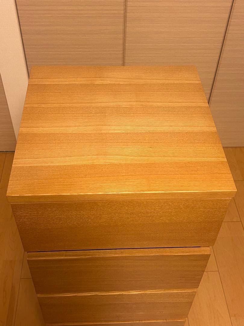 無印良品 4段 チェスト 引出し 脚