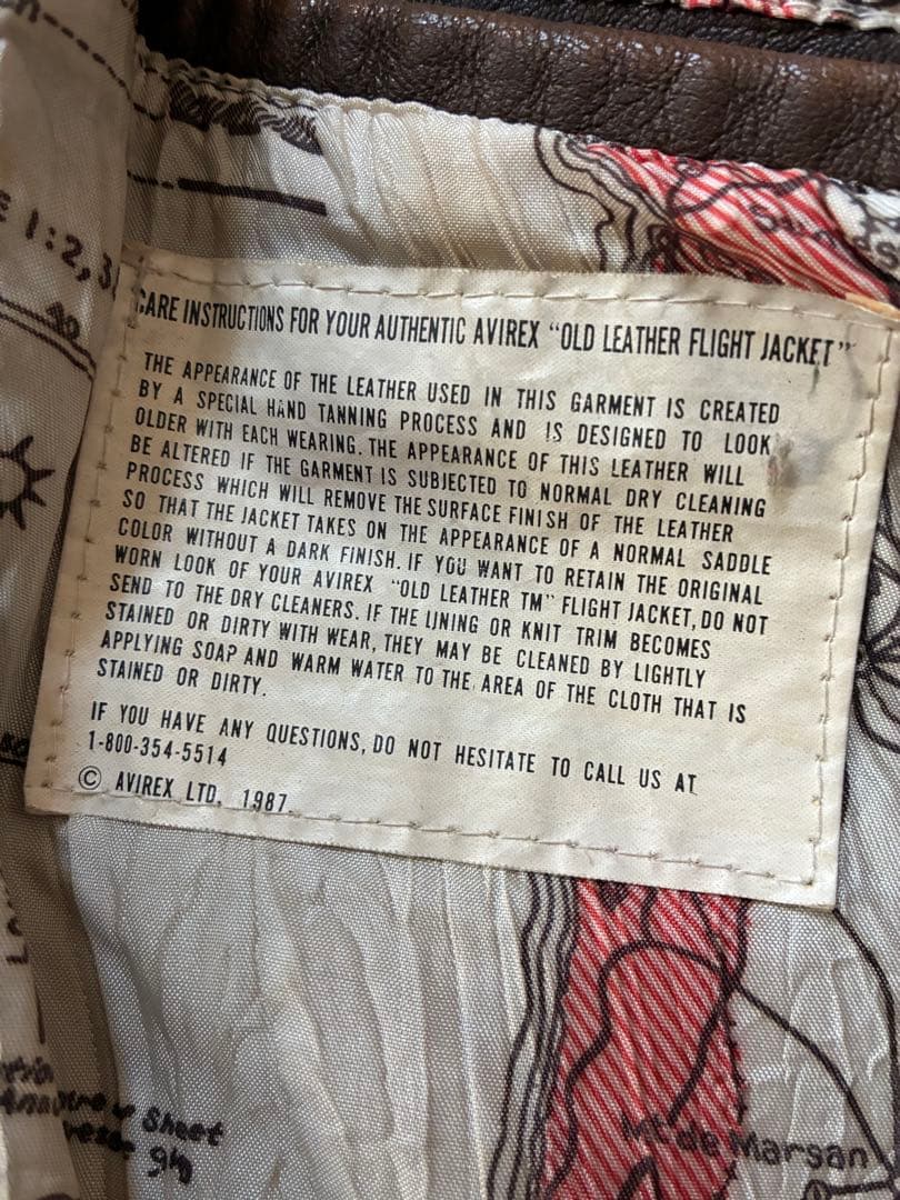 AVIREX G-1 フライトジャケット 本革